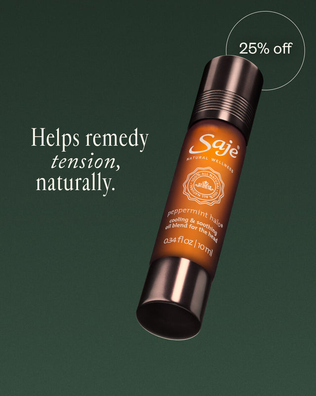 25% off Peppermint Halo Roll-On that helps with headaches and tension.