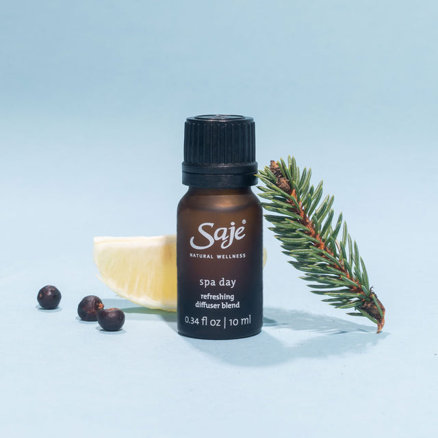 Spa Day 0.34 fl oz diffuser blend with lemon, juniper berry and black spruce